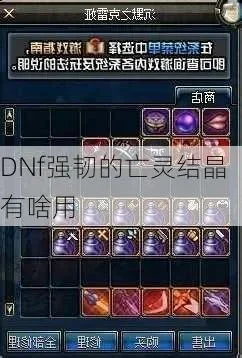 dnf100版本强韧的亡灵结晶　dnf100级版本强韧的亡灵结晶