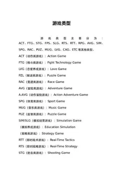 类型最全的游戏排行榜-类型最全排行榜